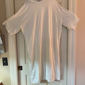 Classic White Women's Long Jersey Top